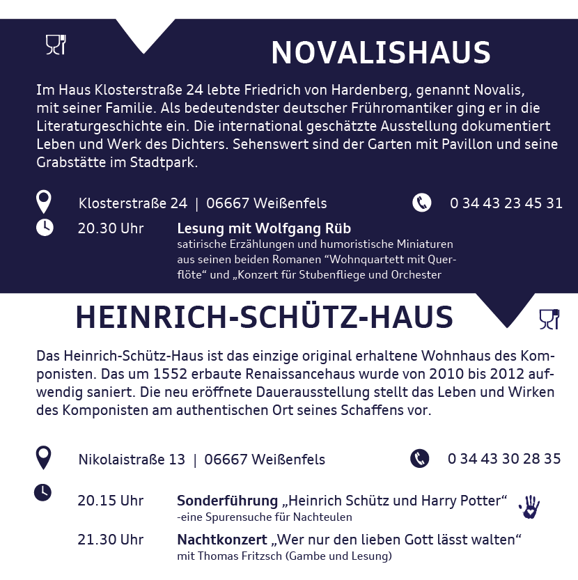 Heinrich-Schütz-Haus Weißenfels | Museumsnacht