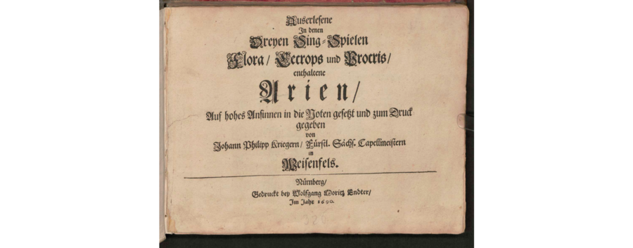Heinrich-Schütz-Haus Weißenfels | Von Nürnberg über Wien nach Halle und Weißenfels: Streifzüge durch das Leben des Komponisten Johann Philipp Krieger